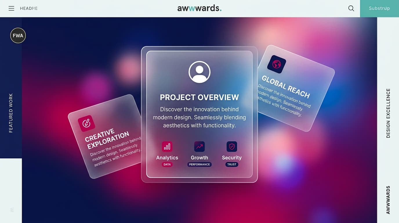 Glassmorphism UI: Examples & Best Practices