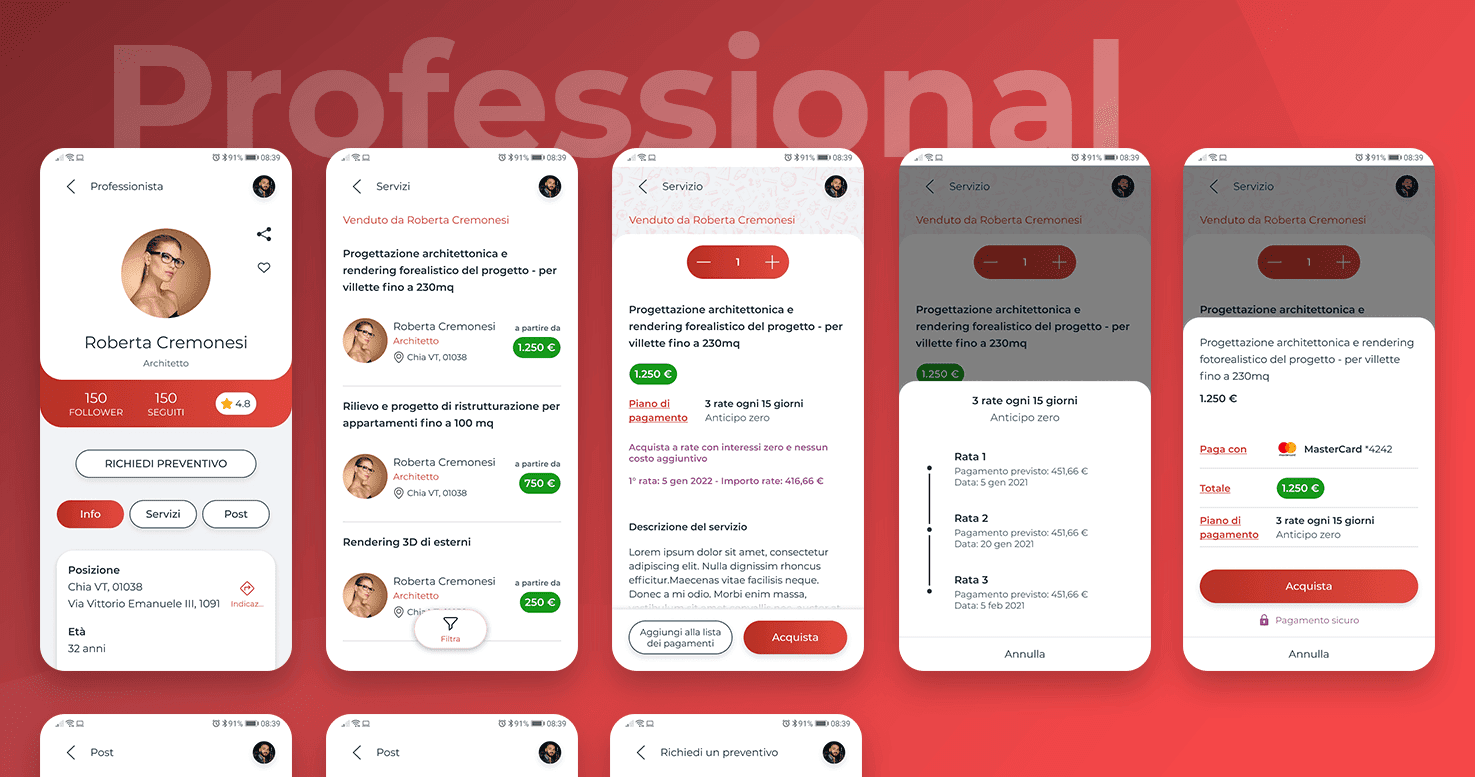 Student project โ Professional app