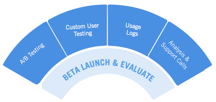 user experience strategy - evaluation and beta test