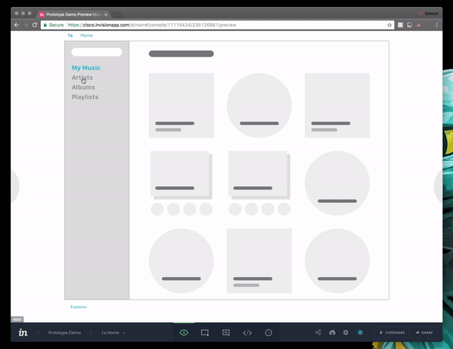 wireframing a website