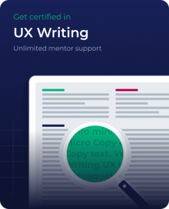 ux writing course